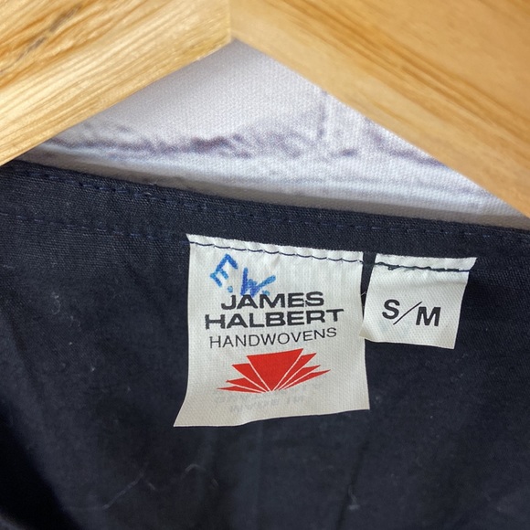 Vintage James Halbert Jacket S M Floral Handwoven - Picture 4 of 7